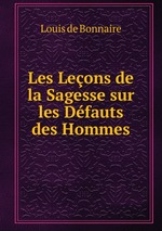 Les Leons de la Sagesse sur les Dfauts des Hommes