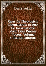 Opus De Theologicis Dogmatibus: In Quo De Incarnatione Verbi Libri Priores Novem, Volume 5 (Italian Edition)