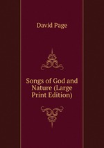 Songs of God and Nature (Large Print Edition)