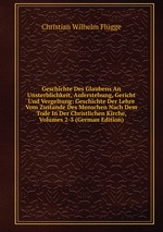 Geschichte Des Glaubens An Unsterblichkeit, Auferstehung, Gericht Und Vergeltung: Geschichte Der Lehre Vom Zustande Des Menschen Nach Dem Tode In Der Christlichen Kirche, Volumes 2-3 (German Edition)