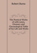 The Poetical Works of with notes, Glossary and Chronological Table of his Life and Works