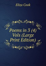 Poems in 3 (4) Vols (Large Print Edition)