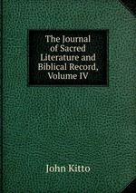 The Journal of Sacred Literature and Biblical Record, Volume IV