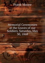 Memorial Ceremonies at the Graves of our Soldiers. Saturday, May 30, 1868