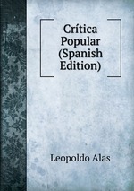 Crtica Popular (Spanish Edition)