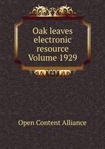 Oak leaves electronic resource Volume 1929