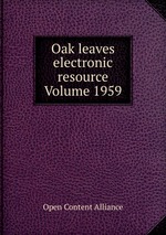 Oak leaves electronic resource Volume 1959