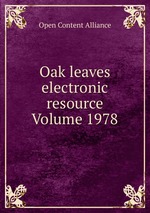 Oak leaves electronic resource Volume 1978