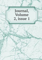 Journal, Volume 2, issue 1