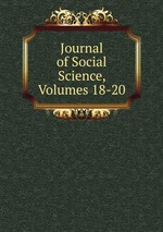 Journal of Social Science, Volumes 18-20