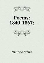 Poems: 1840-1867;