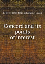 Concord and its points of interest