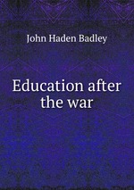 Education after the war
