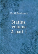 Statius, Volume 2, part 1
