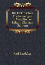Die Elektrischen Erscheinungen in Metallischen Leitern (German Edition)