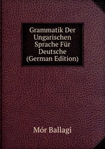 Grammatik Der Ungarischen Sprache Fr Deutsche