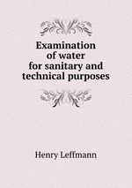 Examination of water for sanitary and technical purposes