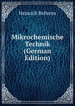 Mikrochemische Technik (German Edition)