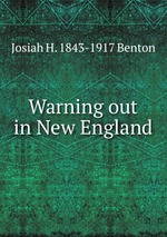 Warning out in New England