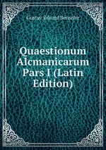 Quaestionum Alcmanicarum Pars I (Latin Edition)