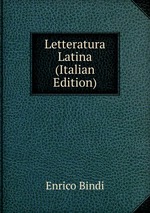 Letteratura Latina (Italian Edition)