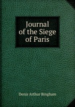 Journal of the Siege of Paris