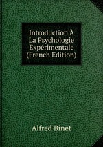 Introduction  La Psychologie Exprimentale (French Edition)