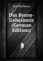 Das Byron-Geheimnis (German Edition)