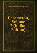 Decameron, Volume 2 (Italian Edition)
