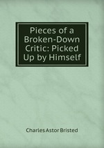Pieces of a Broken-Down Critic: Picked Up by Himself
