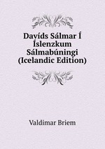 Davds Slmar  slenzkum Slmabningi (Icelandic Edition)