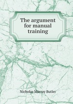 The argument for manual training