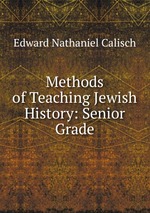 Methods of Teaching Jewish History: Senior Grade