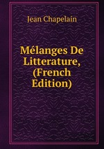 Mlanges De Litterature, (French Edition)