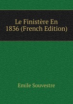 Le Finistre En 1836 (French Edition)