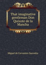 That imaginative gentleman Don Quixote de la Mancha