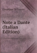 Note a Dante (Italian Edition)