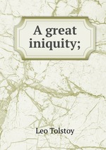 A great iniquity;