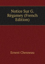 Notice Sur G. Rgamey (French Edition)