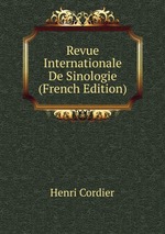 Revue Internationale De Sinologie (French Edition)