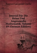 Journal Fr Die Reine Und Angewandte Mathematik, Volume 89 (German Edition)
