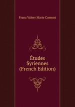tudes Syriennes (French Edition)