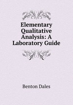 Elementary Qualitative Analysis: A Laboratory Guide