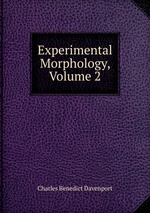 Experimental Morphology, Volume 2