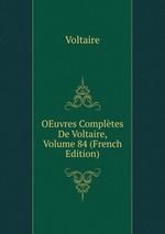 OEuvres Compltes De Voltaire, Volume 84 (French Edition)