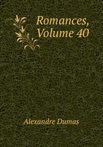 Romances, Volume 40