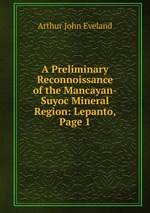 A Preliminary Reconnoissance of the Mancayan-Suyoc Mineral Region: Lepanto, Page 1