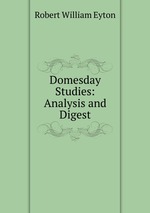 Domesday Studies: Analysis and Digest