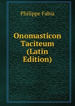 Onomasticon Taciteum (Latin Edition)