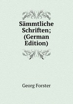 Smmtliche Schriften; (German Edition)